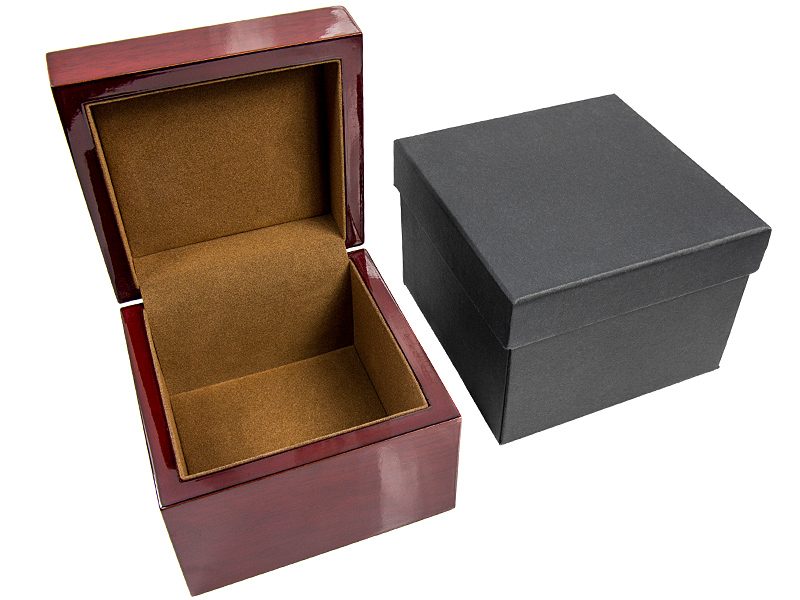 pudełko drewniane na krawat, apaszkę