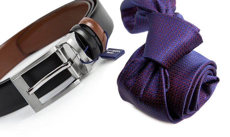 zestaw na prezent : krawat + pasek m701