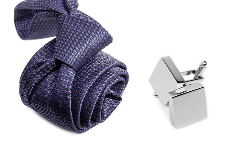 zestaw upominkowy: krawat m700 + spinki + pudełko